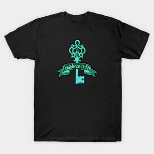 Confidence Is Key Green T-Shirt